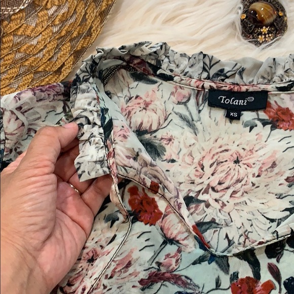 Anthropologie Tolani Blouse-b3 - Picture 5 of 8